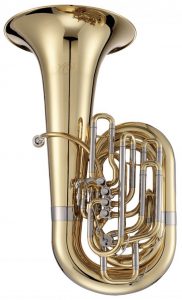 Jupiter XO Professional C Tuba 5 Valve Silver Plated