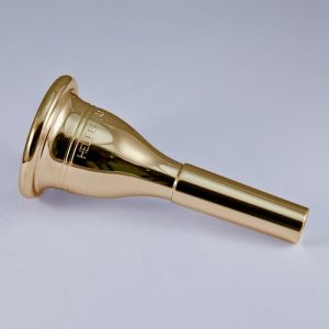 24K Gold Helleberg Tuba Mouthpiece